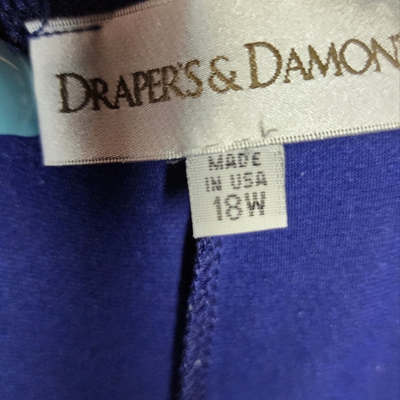Draper's and Damon stretchy wide-leg pants. Comfy. Sz 18w - Picture 4 of 5